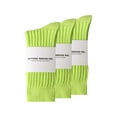 thumbnail image 1 of Destyer 3 Paires de Chaussettes à la Mode pour Femmes Adaptées à Toutes les Pieds Chaussettes Fixes Stables Automne Hiver Chaussettes Décontractées Vert Fluorescent, 1 of 6