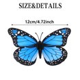 thumbnail image 2 of 40 Pcs Monarch Butterfly Wall Decorations Butterflies for Crafts Butterflies Wall Decor for Room Wedding Party (4.72''), 2 of 4
