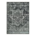 thumbnail image 3 of Unique Loom Medina Collection Area Rug - Magnet (6' 7" x 9' Rectangle Steel Gray/Ivory), 3 of 7