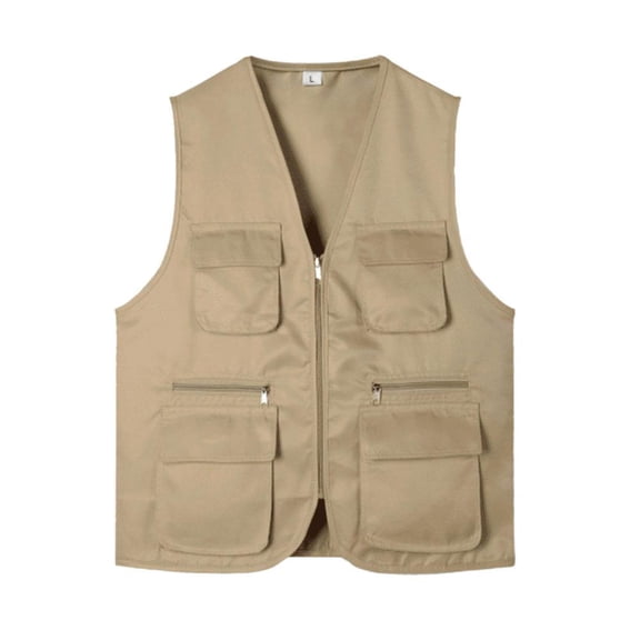 Multi Pocket Outdoor Vest – Fishing Hiking Travel Utility Vest for Men