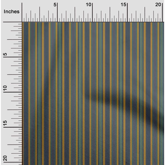 oneOone Cotton Cambric Fabric Multicolor Stripe Print Fabric BTY 56 Inch Wide