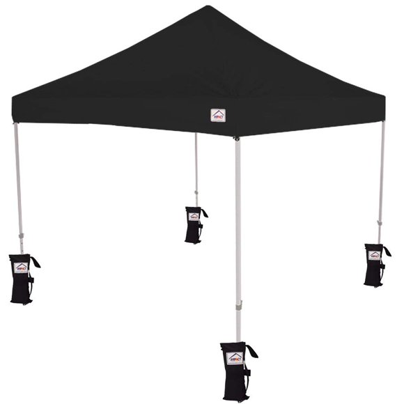 Impact Canopy 283400102 Tente Extérieure, 10 x 10 Abri Pop-Up, Cadre en Acier, Sacs de Poids Noirs et Sac à Roulettes