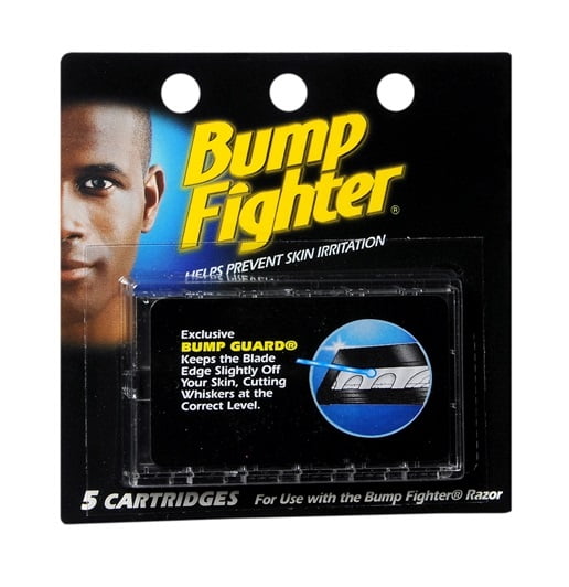 Bump Fighter Refill Cartridge Blades for Men 5 ea. + Schick Slim Twin