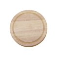 thumbnail image 2 of Creative Gifts International  4 Piece Round Wood Cheeseboard with Stainless Steel Handle Utensils, 2 of 3