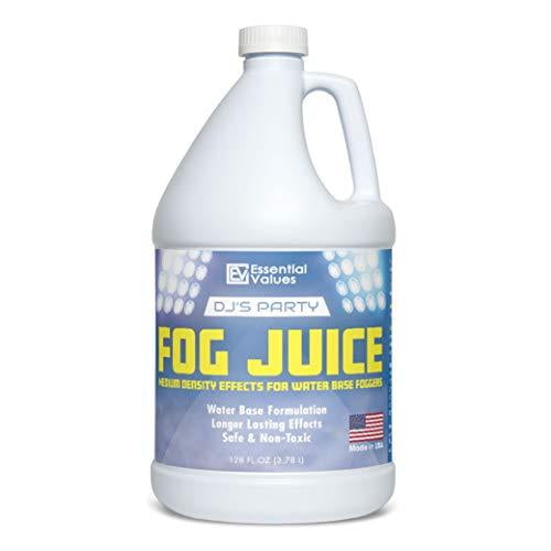 Essential Values DJ’s Party Fog Juice (128 FL OZ / 1 Gallon) Produces