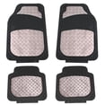 thumbnail image 1 of FH Group Car Floor Mats Metallic Rubber Floor Mats Full Set For Auto Heavy Duty, 5 Color Options, 1 of 6