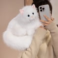 thumbnail image 3 of Cute Peluche Cat Plush Toy Realistic Cat Stuffed Animal Companion Doll for Kid&friends Holiday Gift, 3 of 7