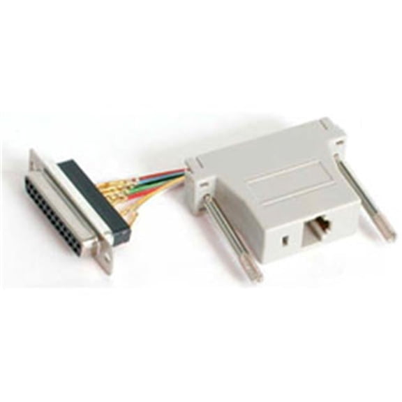 Adapter DB25F to RJ45F