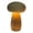 ZZ B, variant on Zhi Wooden Mushroom Table Lamp Rechargeable, Ideal for Bedroom and Home Decor, Three-Color Dimming Light for Desk and Accents