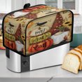 thumbnail image 4 of Funda antipolvo para tostadora de 4 rebanadas, para máquina de pan, horno, a prueba de polvo, para utensilios de cocina, protección contra huellas dactilares y a prueba de polvo, para regalo de mujer, 4 of 6