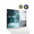 thumbnail image 2 of Teal Gray Wall Art for Living Room,Canvas Picture Wall Decor for Bathroom Bedroom,Modern Oil Painted Art Abstract Geometric Painting Artwork for Office Kitchen Hallway Dining Room Home Decor 16"x20", 2 of 8