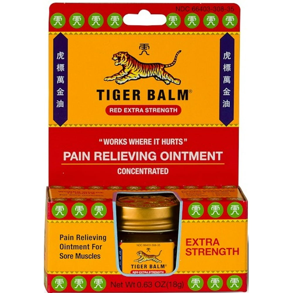 Tiger Balm Pain Relieving Ointment Red Extra Strength - Walmart.com