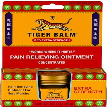 Tiger Balm Pain Relieving Ointment Red Extra Strength