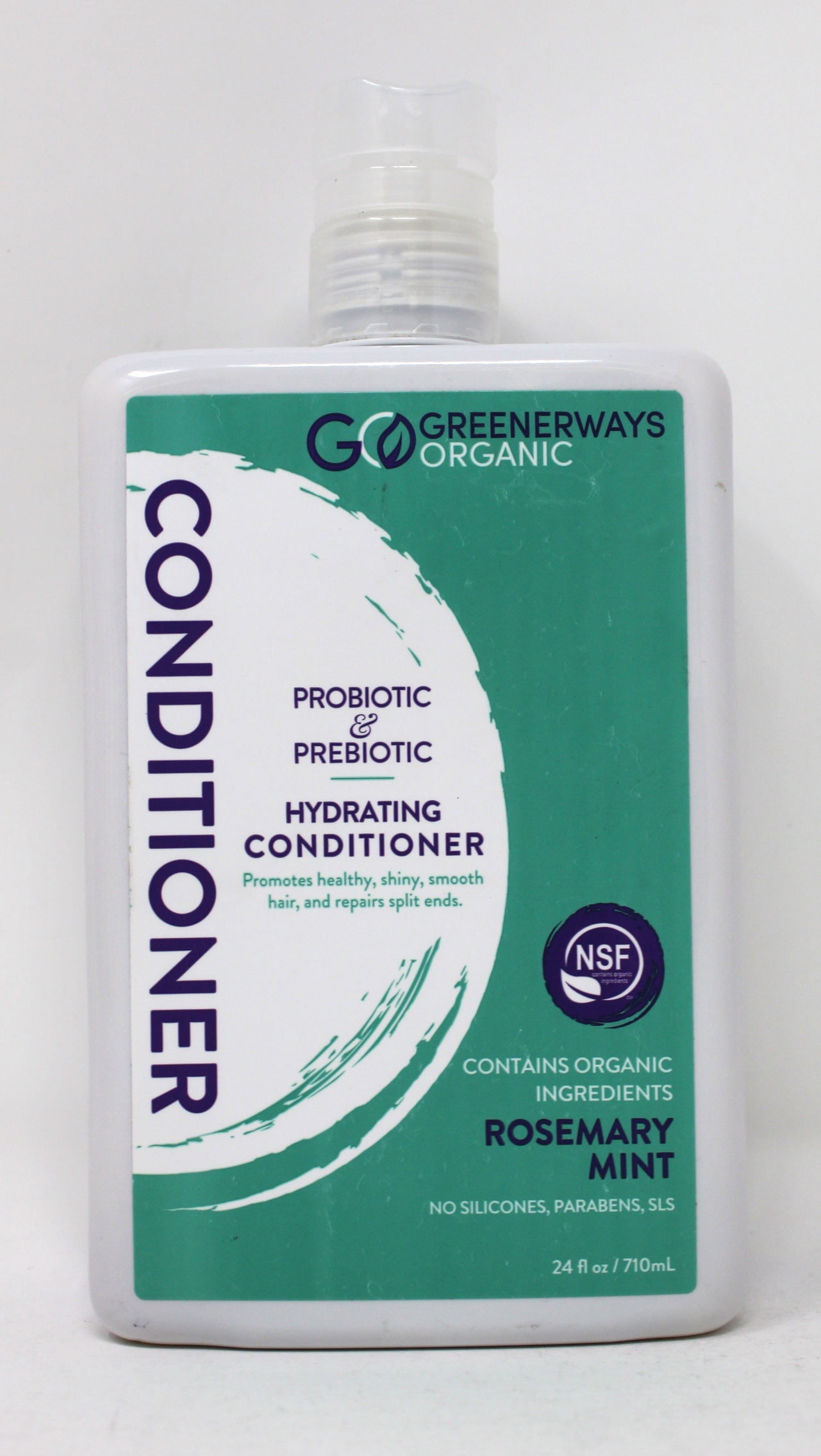 Greenerways Organic Hydrating Conditioner Rosemary Mint 24 Ounces