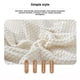 thumbnail image 2 of 110*150cm Chunky Knit Throw Blanket for Couch, Soft Luxurious Stitch Blankets for Bed, Cozy Decorative Farmhouse Knitted Throws for Sofa, 2 of 5