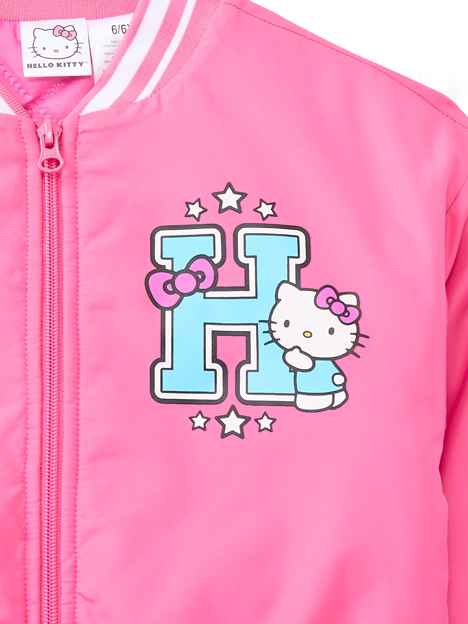 Hello Kitty Girls Bomber Jacket, Sizes XS-L - Walmart.com