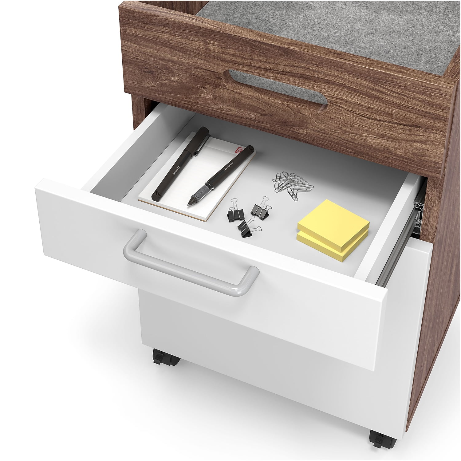 Staples Union & Scale 2-Drawer Vertical File Cabinet Mobile/Pedestal UN56968