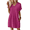 Rose, variant on Summer Dresses for women V Neck Womens Dresses Short Sleeve Casual Midi Dress with Pockets