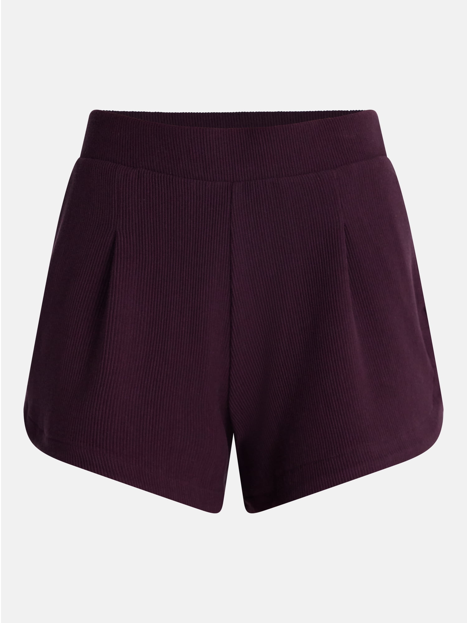 Avia Women's and Women's Plus Ribbed Ottoman Lounge Shorts, 4.25'' Inseam, Sizes XS-4X