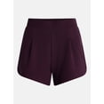 thumbnail image 5 of Avia Women's and Women's Plus Ribbed Ottoman Lounge Shorts, 4.25'' Inseam, Sizes XS-4X, 5 of 6