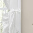 thumbnail image 3 of Ellis Curtain Madelyn Ruffled Victorian Priscillas 1.5" Rod Pocket Curtain Panel 100" x 63" White, 3 of 5