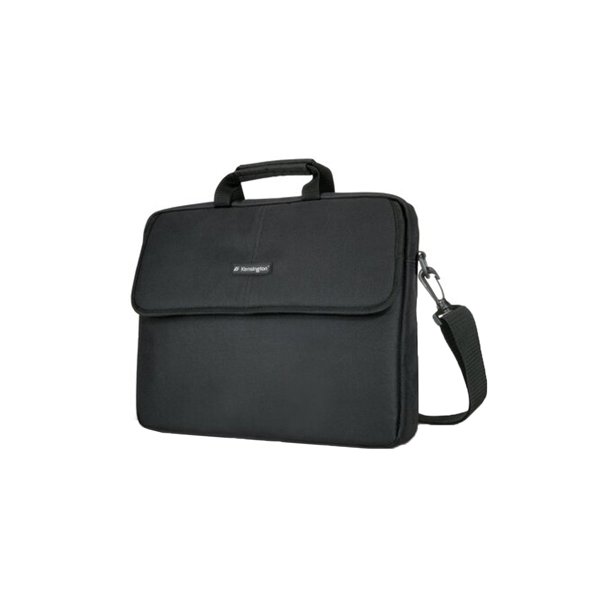 Kensington 17" Laptop Sleeve, Padded Interior with Pockets, Black