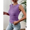 thumbnail image 4 of Zeagoo Women's High Neck Tank Top Casual Business Slim Fitted Ribbed Basic Tank Tops Summer Sleeveless Shirts, 4 of 5