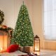 thumbnail image 4 of Costway Árbol de Navidad de 240 cm con 1182 puntas de ramas de PVC 400 luces LED de color blanco cálido Guantes, 4 of 5