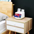 thumbnail image 3 of All in One 4-Compartment Desktop Organizer, Multifunctional Storage Box with Wireless Charging Pad, 3 of 8