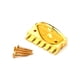 thumbnail image 3 of Toystoory Puente de guitarra acústica sin cabeza para principiantes, repuestos de bajo eléctrico de precisión, accesorios de repuesto para estudiantes Accesorios para instrumentos musicales Oro Toystoory  OD020259-02, 3 of 6