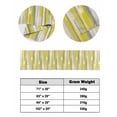 thumbnail image 3 of Bed Runner Scarf Cal King Size, Yellow Gray Stripes Stain Bed Runners & Scarves for Foot of Beds, Watercolor Modern Abstract Minimalist Decorative Bedding Runner Scarf for Hotel 102 x20 Inch, 3 of 6