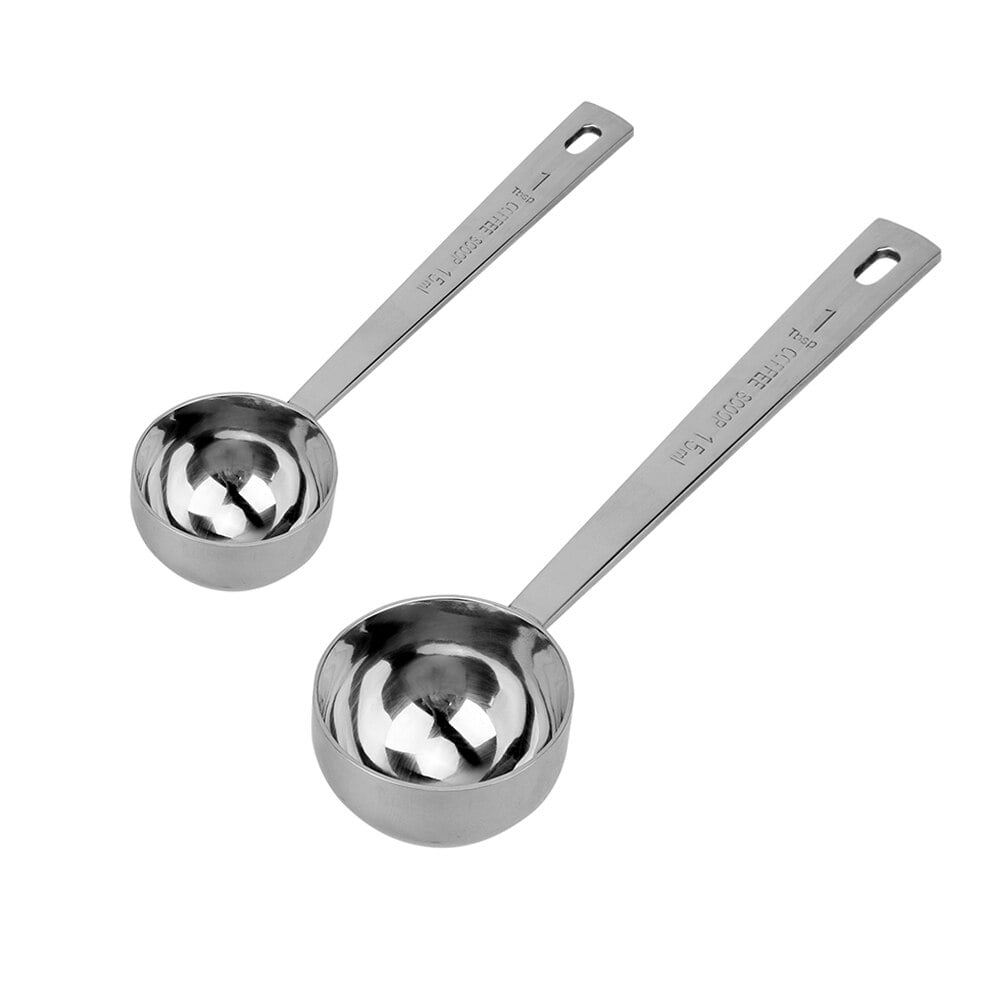 Ko fjer efter skole 15ML/30ML Stainless Steel Measuring Cups and Spoons Coffee Powder Scoop  Kitchen Scale Baking Cooking Gadgets - Walmart.com