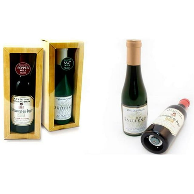 DDI 2276991 Moulin à Poivre en Forme de Bouteille de Vin Lot de 16