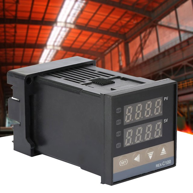 Controlador de temperatura REX C100 ANGGREK PID salida de relé Termopar Digital de 0 A 400