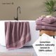 thumbnail image 4 of Juego de toallas de baño LANE LINEN Wishful Mauve, 100% algodón, 35 x 66 cm, paquete de 2, 4 of 9