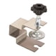 thumbnail image 4 of 2 Clips de Fijación para Cajones de Gabinete de Acero Inoxidable para Una Instalación Precisa Y Rápida, Profesional Resistente con Tornillo de Ajuste, 2 piezas, 4 of 8