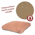 thumbnail image 5 of Majestic Pet | Bamboo Rectangle Pet Bed For Dogs, Removable Cover, Burnt Orange, Medium, 5 of 6