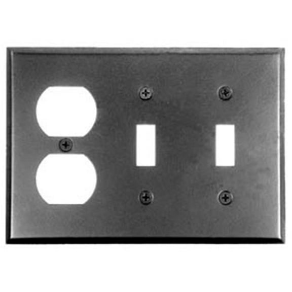 0322 Duplex Wall Plate 2-Toggle