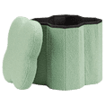 thumbnail image 2 of Bouclair ottoman de rangement sauge, 2 of 4