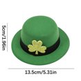 thumbnail image 3 of HBBKVI St Patricks Day Hat, St. Patrick's Day Green Hat Hair Card Top Hat Decoration Irish Festival, 3 of 5