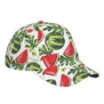 thumbnail image 3 of Fotbe Watermelons Baseball Cap, Watermelons Print Dad Hat,Outdoor Hat,Adjustable Sports Cap, Perfect For Activities, 3 of 9