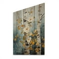 thumbnail image 2 of Designart "Birch Woods Winds IV" Floral Print on Natural Pine Wood, 2 of 5