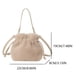 thumbnail image 2 of Bolso Hombro Esponjoso Cuerpo Cruzado Mujeres Peluche Lujo Con Correa Ajustable Sólido para Viajar Por, 2 of 6