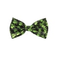thumbnail image 2 of Combo Cou et Nœud Papillon - Toiles d'Araignée et Crânes Verts, 2 of 2