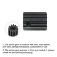 thumbnail image 3 of Unique Bargains 4mm Aperture 12T Mod 1 45# Steel Spur Diff Differential Motor Pinion Gear, 3 of 5