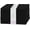 Black, variant on PurpleEssences Set of 12 Solid  Cloth Napkins 100% Cotton, Washable, 18x18 in - Light Blue