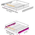 thumbnail image 3 of Expandable Pull Out Cabinet Organizer Slide Out Drawers for Kitchen Cabinets .~.&#W x .&#&#D Pull Out Drawers for Kitchen Cabinets, 3 of 9