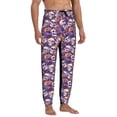 thumbnail image 4 of Kdxio music Skull record Pattern Joggers,Sweatpants for Men with Pockets-Medium, 4 of 5