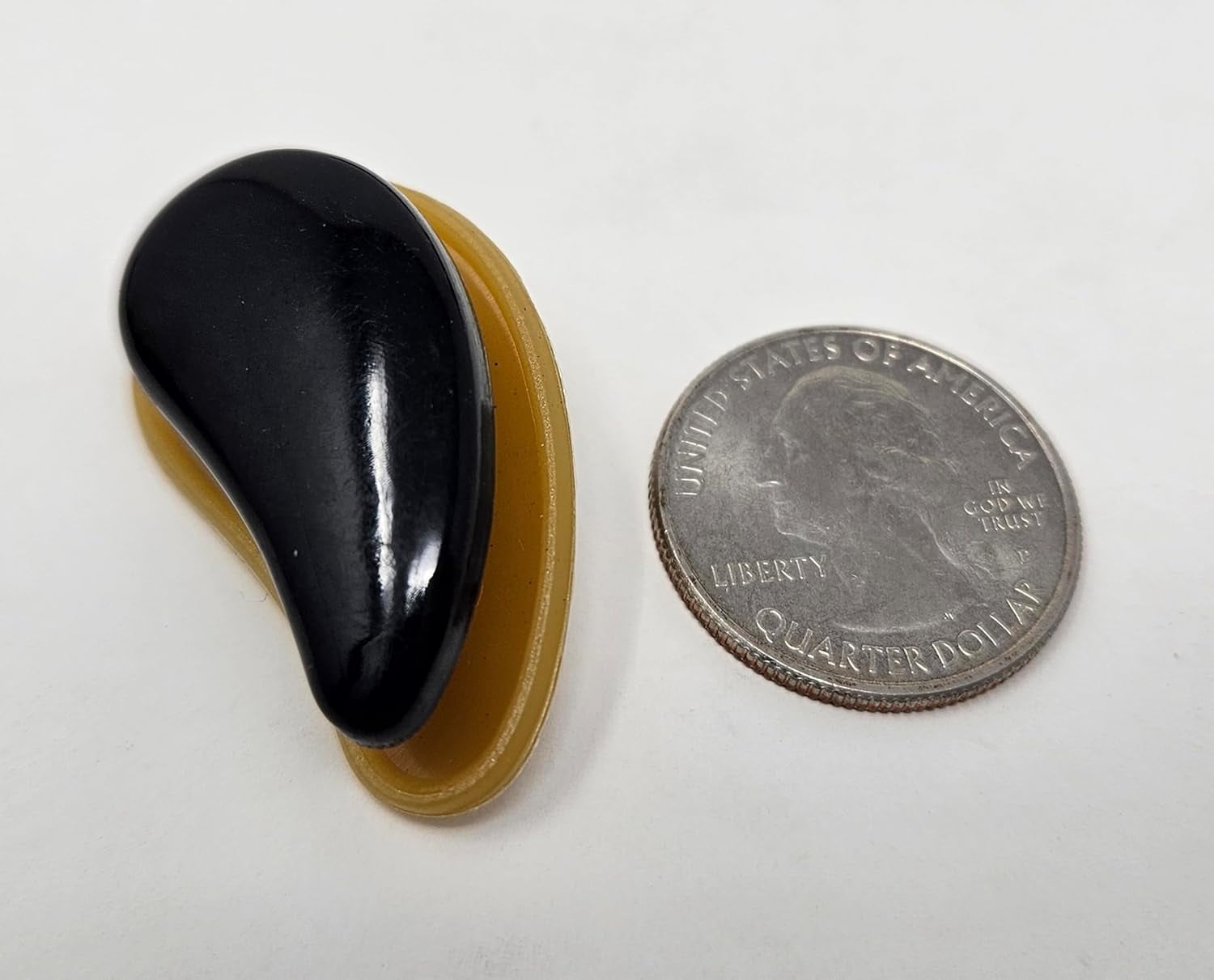 Pair of Zim's 18mm Angled Black Plastic Safety Eyes for Craft Amigurumi or Puppets (Pack of 6)