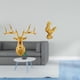 thumbnail image 2 of Escultura De Pared De Cabeza De Ciervo De Resina Estilo Bohemio Y Figura De Pollo, Decoración Feng Shui Para La Oficina, Hogar, Estatua De Gallo Coleccionable, Obra De Arte Para Cumpleaños,, 2 of 8